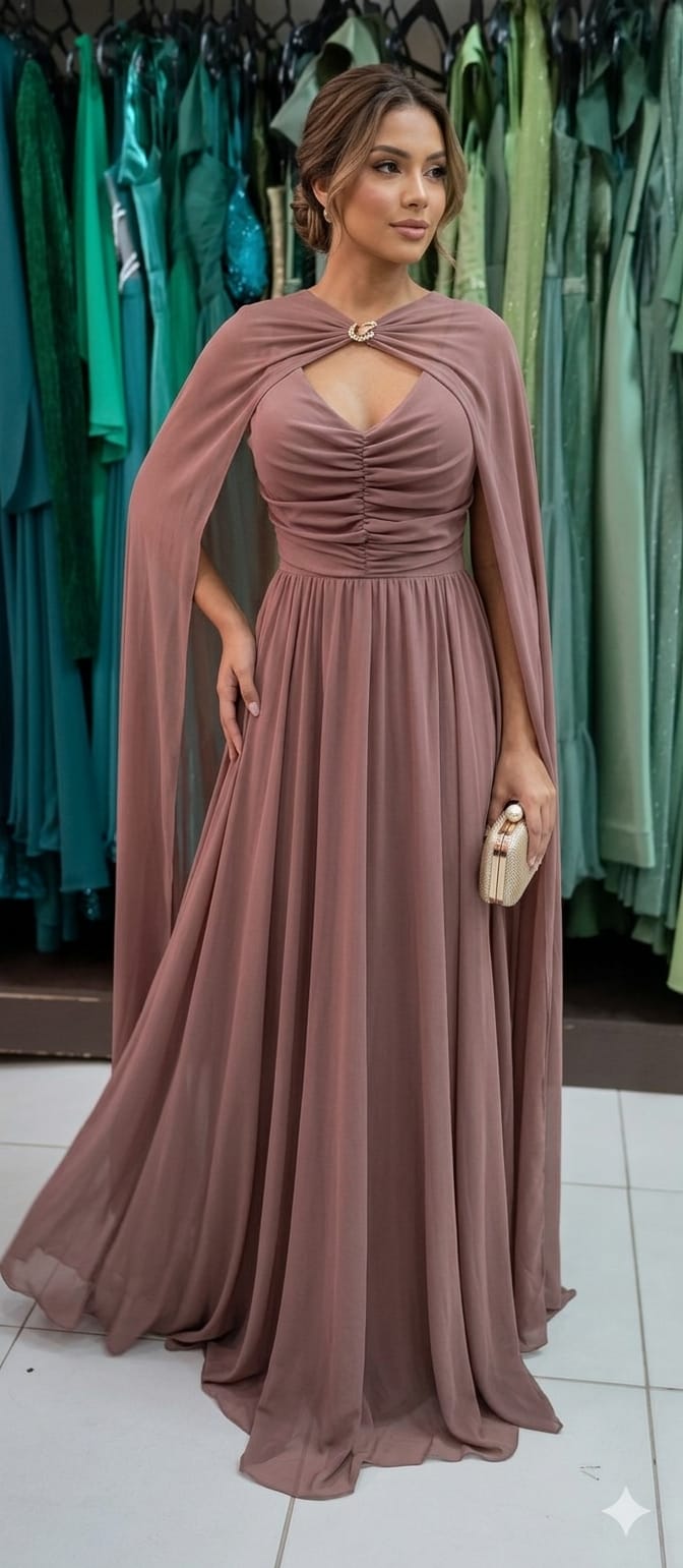 Vestido Rosé Cape