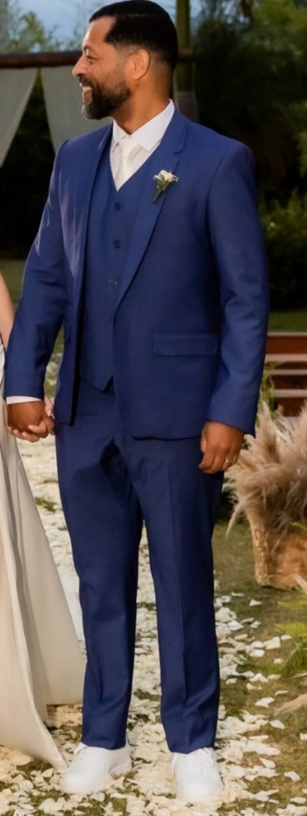 Traje Masculino Azul Royal 3 Peças